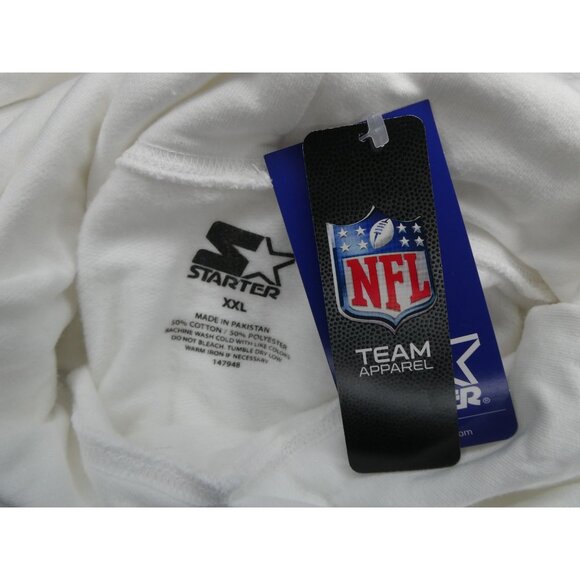 Starter NFL Team Apparel Detroit Lions Men's White Pullover‎ Hoodie Size XXL - Picture 14 of 16